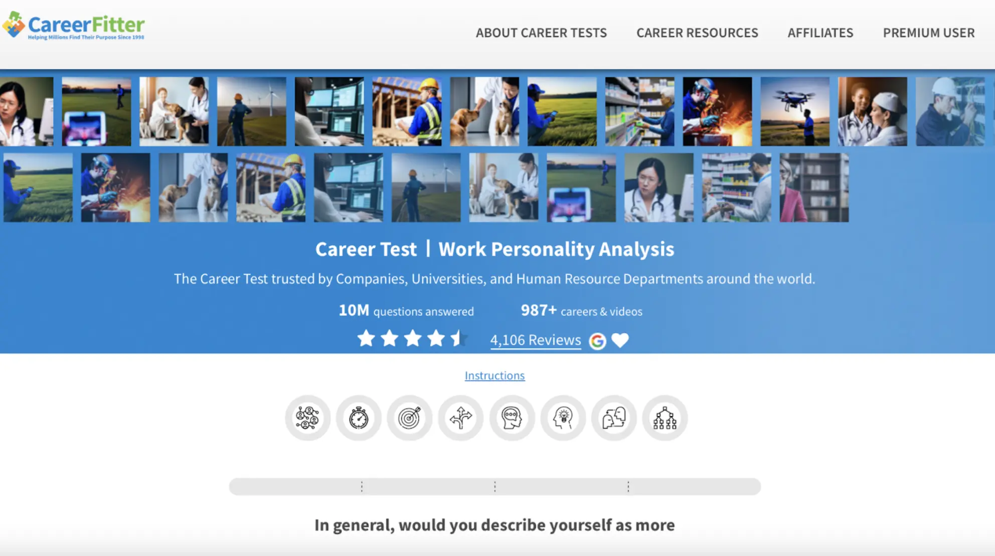 CareerFitter AI tool.